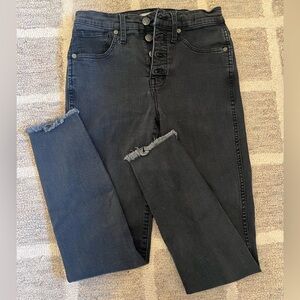 Madewell 10” high rise skinny jeans